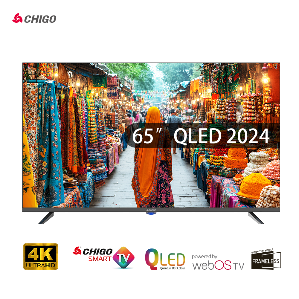 Chigo Frameless 65" QLED 4K TV
