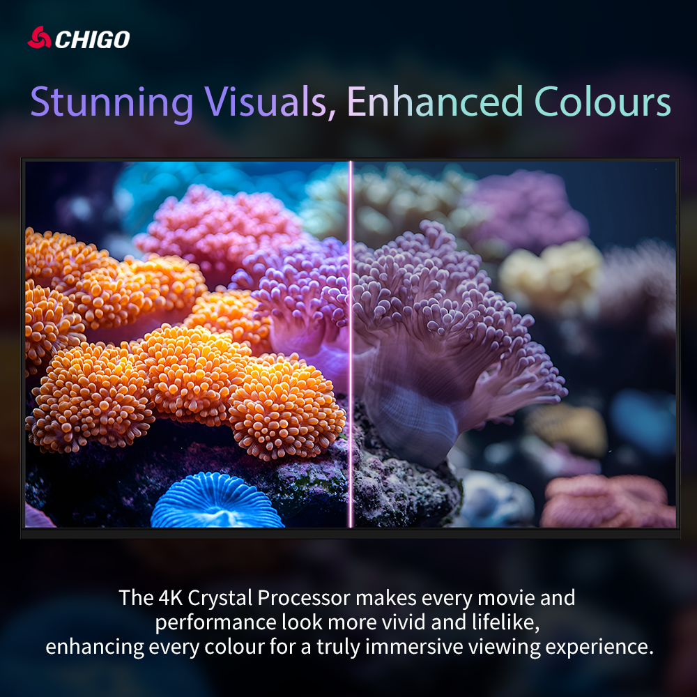 Chigo Frameless 70" QLED 4K TV