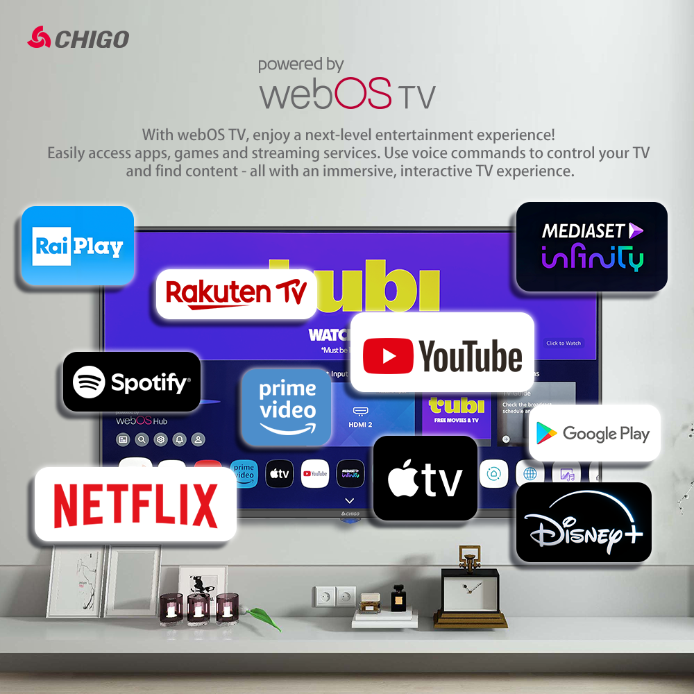 Chigo Frameless 70" QLED 4K TV