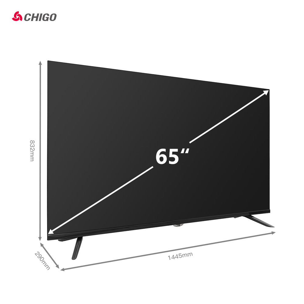 Chigo Frameless 65" QLED 4K TV