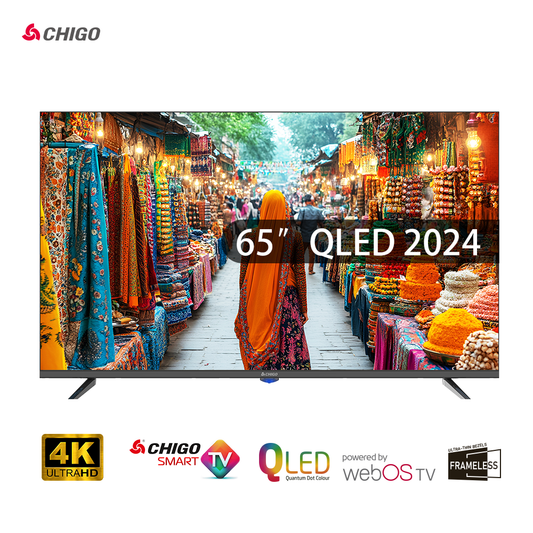 Chigo Frameless 65" QLED 4K TV