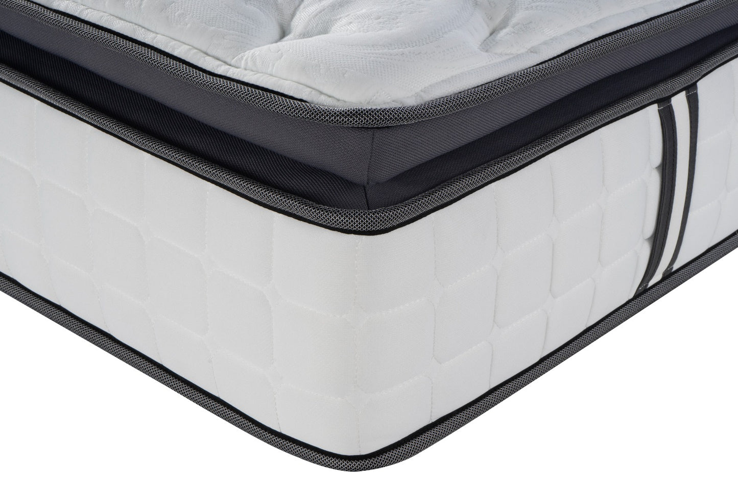 Extra Medium Pillow- Euro Top Convoluted Airflow Foam & Gel Memory Foam Mattress