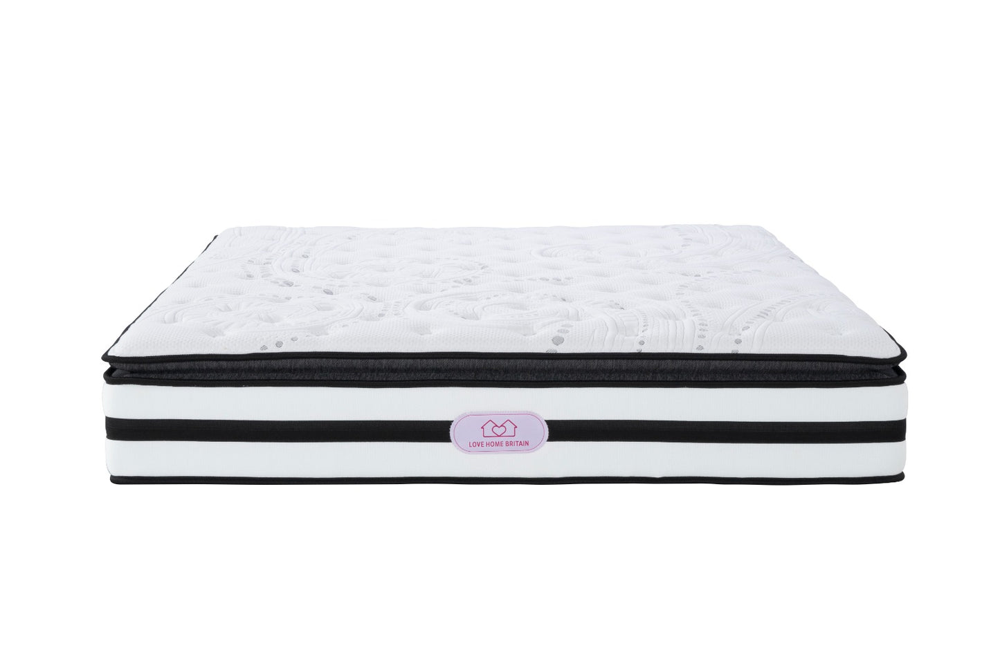 Medium High Pillow-Euro Top Convoluted Airflow Foam & Gel Memory Foam Mattress