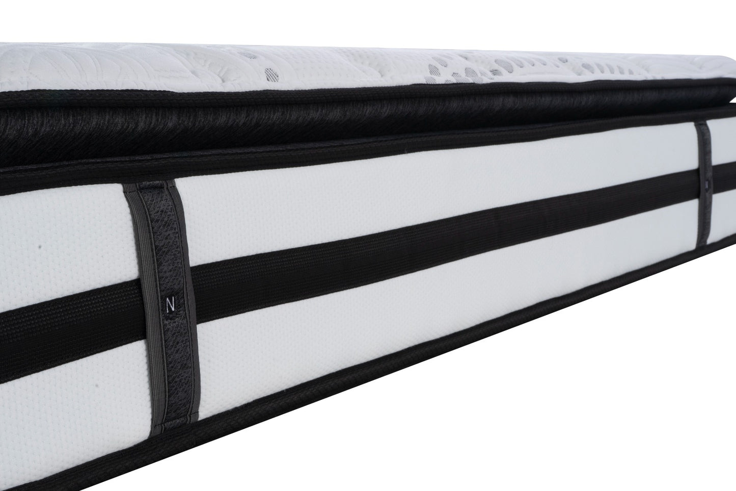 Medium High Pillow-Euro Top Convoluted Airflow Foam & Gel Memory Foam Mattress